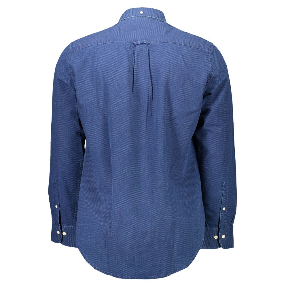 Gant Blue Cotton Shirt for Men